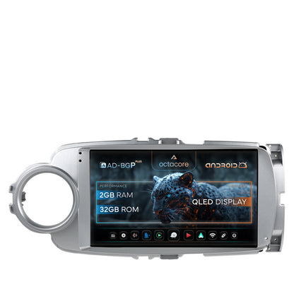 Navigatie Toyota Yaris (2010-2018), Android, P-Octacore / 2GB RAM + 32GB ROM, 9 Inch - AD-BGP9002+AD-BGRKIT104