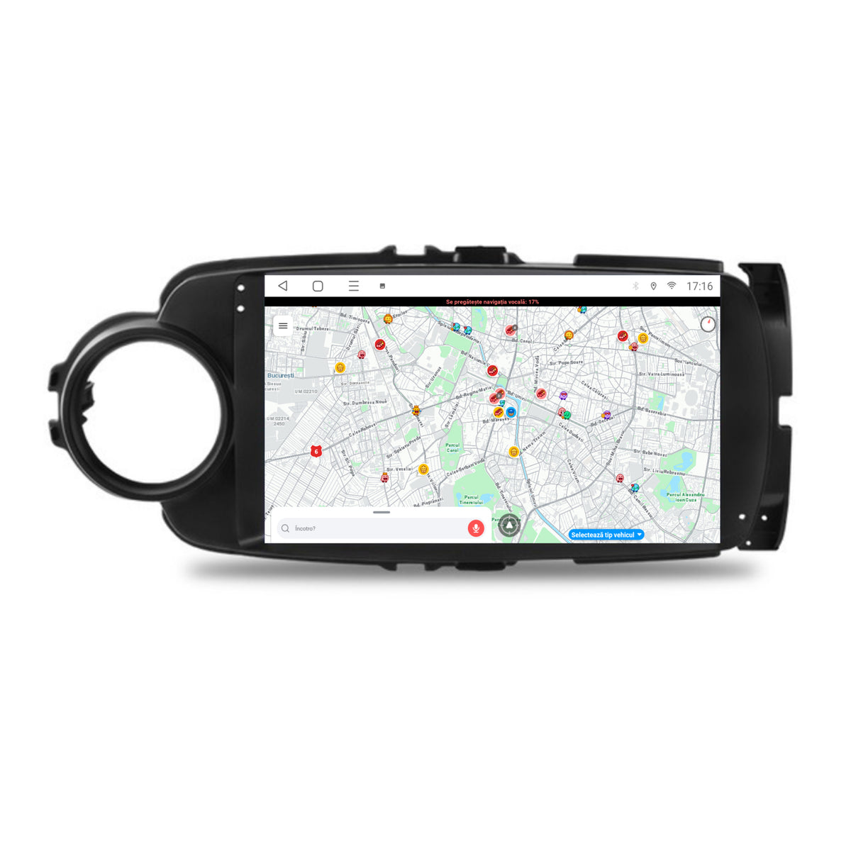 Navigatie Toyota Yaris (2010-2018), Android, P-Octacore / 2GB RAM + 32GB ROM, 9 Inch - AD-BGP9002+AD-BGRKIT104B