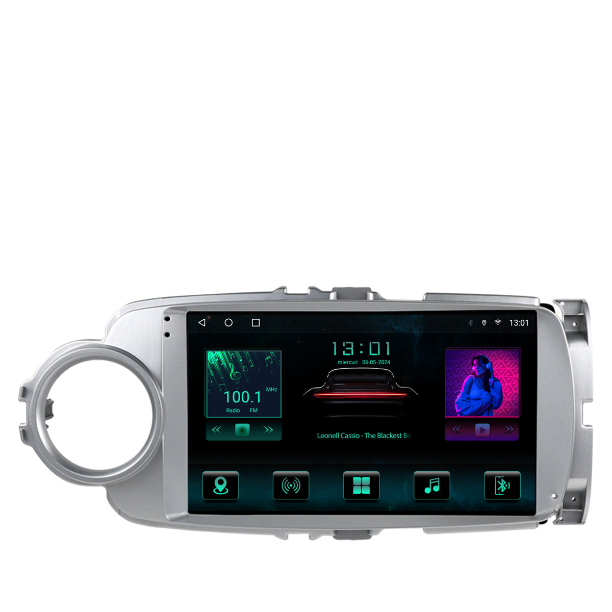 Navigatie Toyota Yaris (2010-2018), Android, A-Octacore / 4GB RAM + 64GB ROM, 9 Inch - AD-BGA9004+AD-BGRKIT104