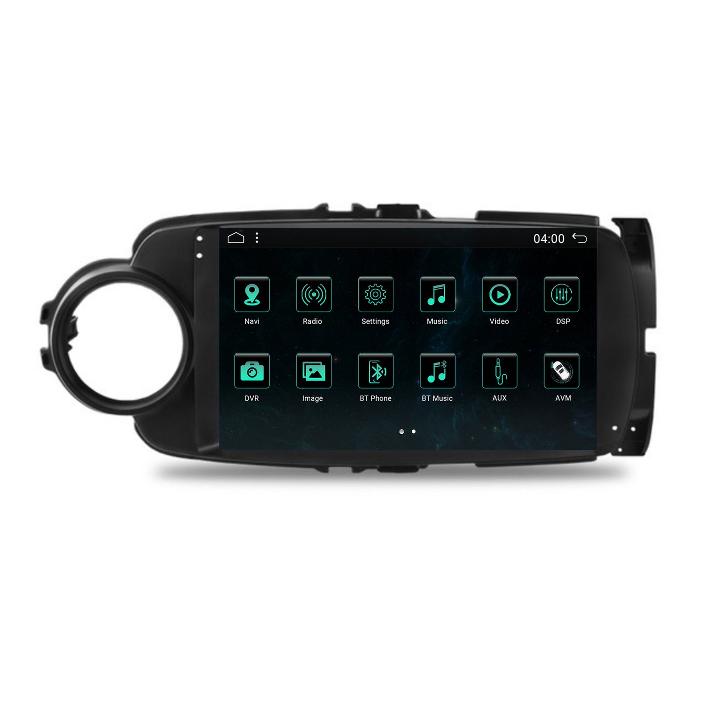 Navigatie Toyota Yaris (2010-2018), Android, A-Octacore / 4GB RAM + 64GB ROM, 9 Inch - AD-BGA9004+AD-BGRKIT104B