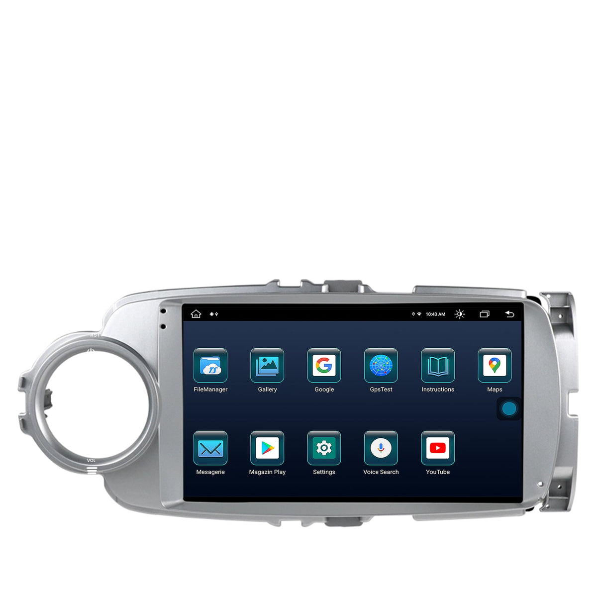 Navigatie Toyota Yaris (2010-2018), Android, X-Octacore / 8GB RAM + 256GB ROM, 9.5 Inch - AD-BGX9008+AD-BGRKIT104