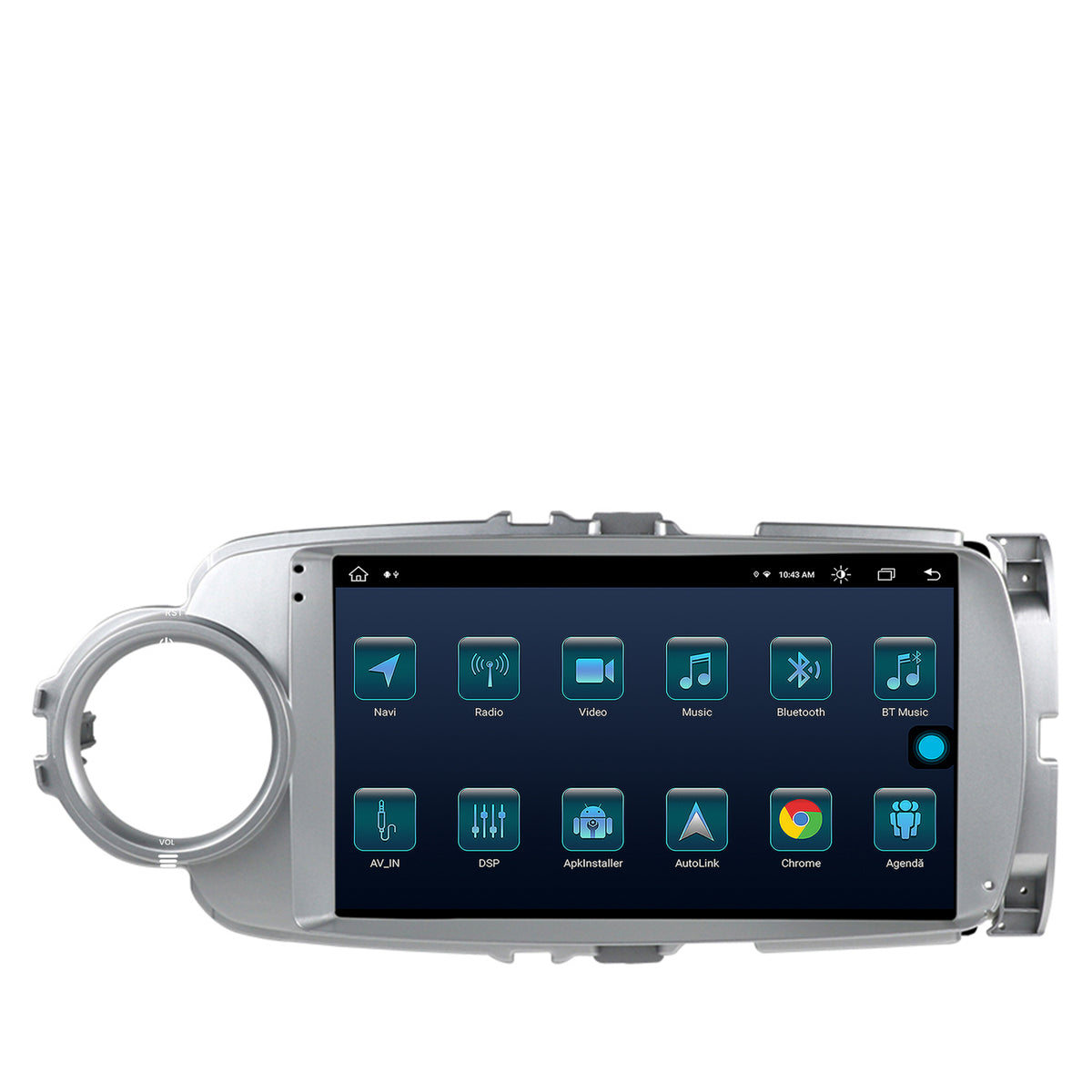 Navigatie Toyota Yaris (2010-2018), Android, X-Octacore / 8GB RAM + 256GB ROM, 9.5 Inch - AD-BGX9008+AD-BGRKIT104