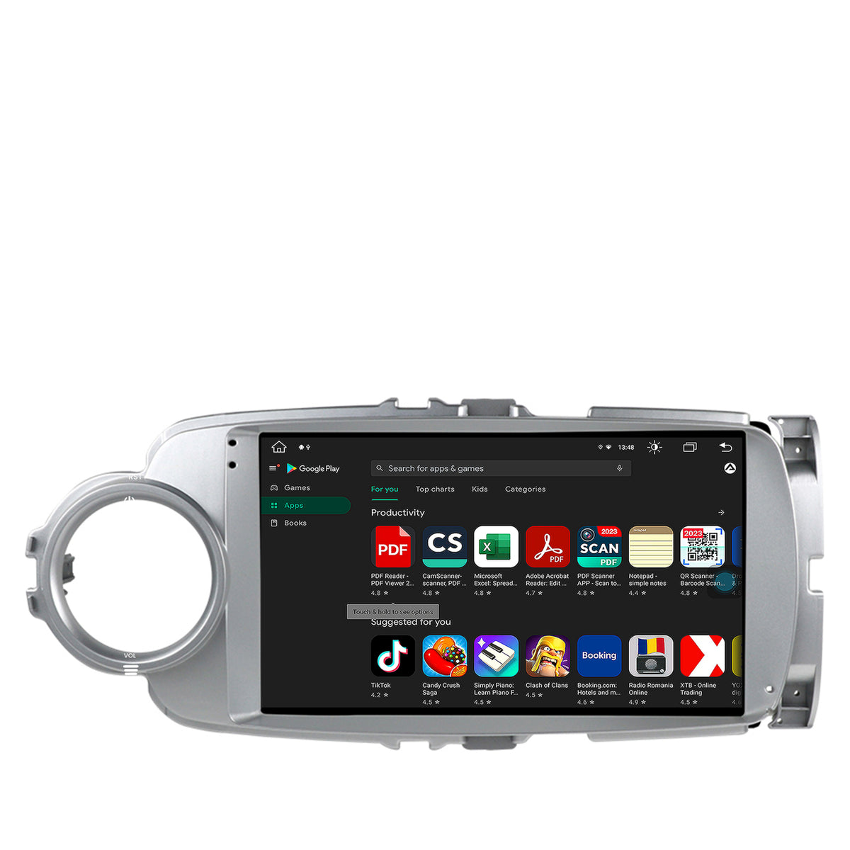 Navigatie Toyota Yaris (2010-2018), Android, X-Octacore / 8GB RAM + 256GB ROM, 9.5 Inch - AD-BGX9008+AD-BGRKIT104