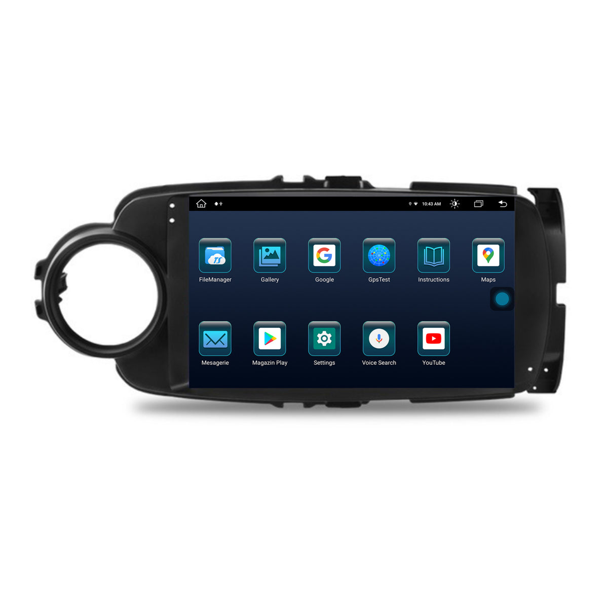Navigatie Toyota Yaris (2010-2018), Android, X-Octacore / 8GB RAM + 256GB ROM, 9.5 Inch - AD-BGX9008+AD-BGRKIT104B