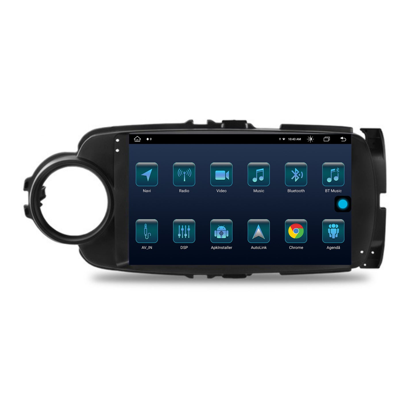 Navigatie Toyota Yaris (2010-2018), Android, X-Octacore / 8GB RAM + 256GB ROM, 9.5 Inch - AD-BGX9008+AD-BGRKIT104B