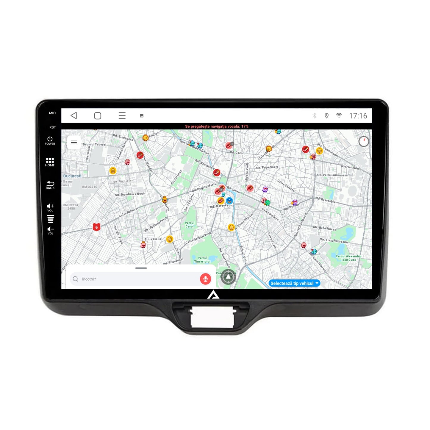 Navigatie Toyota Yaris (2020+), Android, E-Octacore / 2GB RAM + 32GB ROM, 10.1 Inch - AD-BGE10002+AD-BGRKIT105