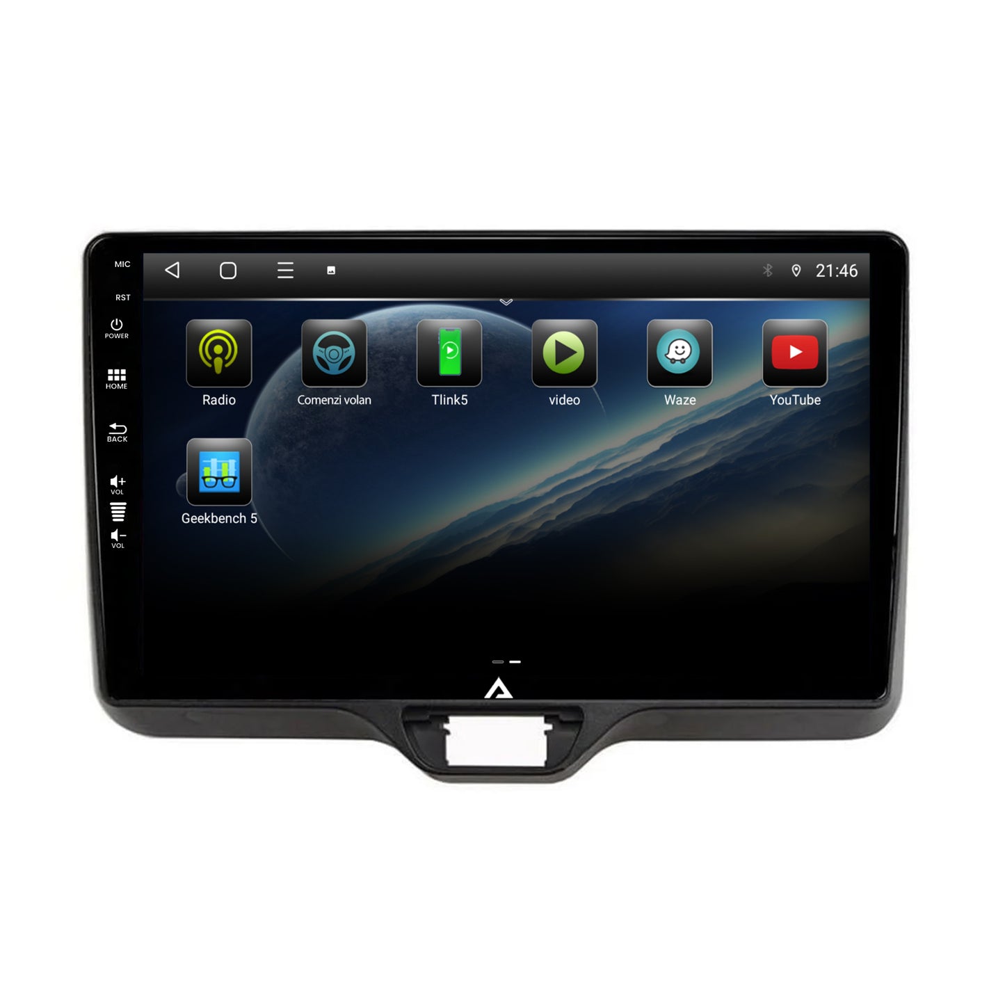 Navigatie Toyota Yaris (2020+), Android, P-Octacore / 2GB RAM + 32GB ROM, 10.1 Inch - AD-BGP10002+AD-BGRKIT105