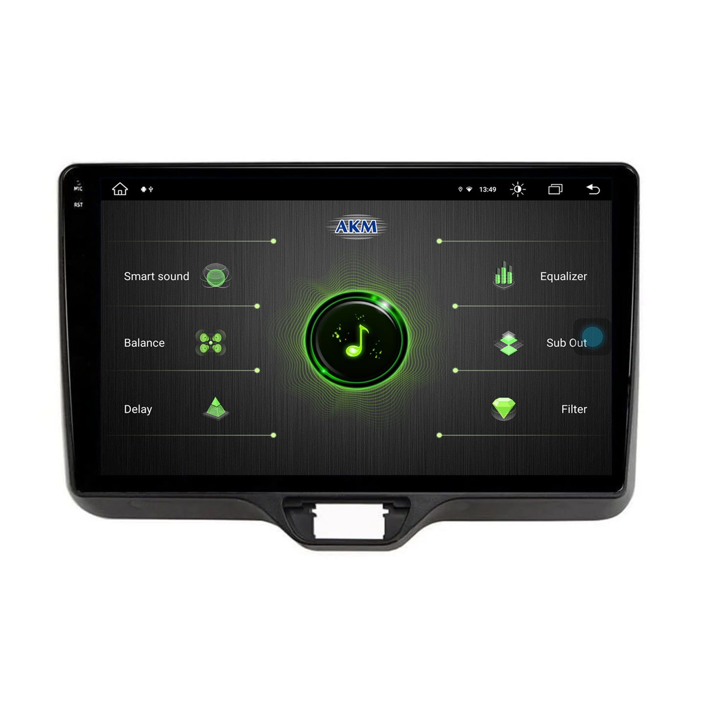 Navigatie Toyota Yaris (2020+), Android, V-Octacore / 4GB RAM + 64GB ROM, 10.36 Inch - AD-BGV9004+AD-BGRKIT105