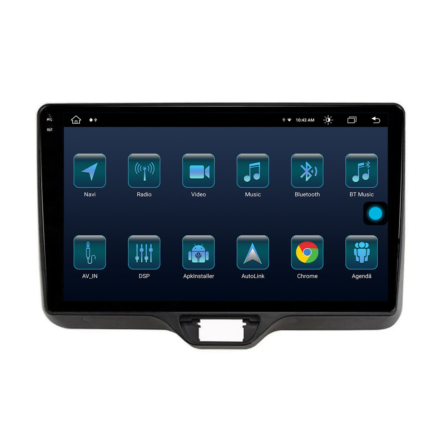 Navigatie Toyota Yaris (2020+), Android, X-Octacore / 8GB RAM + 256GB ROM, 10.36 Inch - AD-BGX10008+AD-BGRKIT105