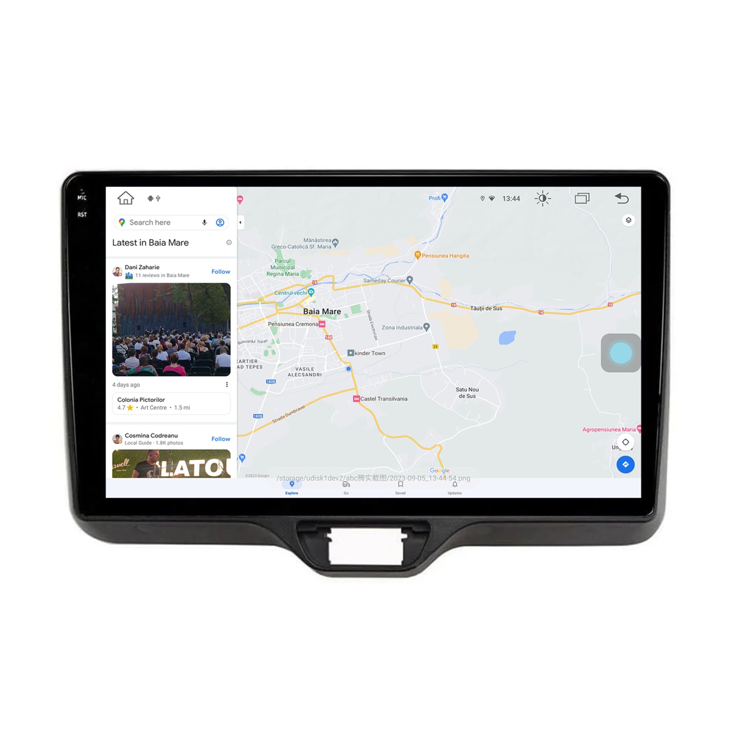 Navigatie Toyota Yaris (2020+), Android, X-Octacore / 8GB RAM + 256GB ROM, 10.36 Inch - AD-BGX10008+AD-BGRKIT105