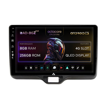 Navigatie Toyota Yaris (2020), Android, Z-Octacore / 8GB RAM + 256GB ROM, 10.1 Inch - AD-BGZ10008+AD-BGRKIT105