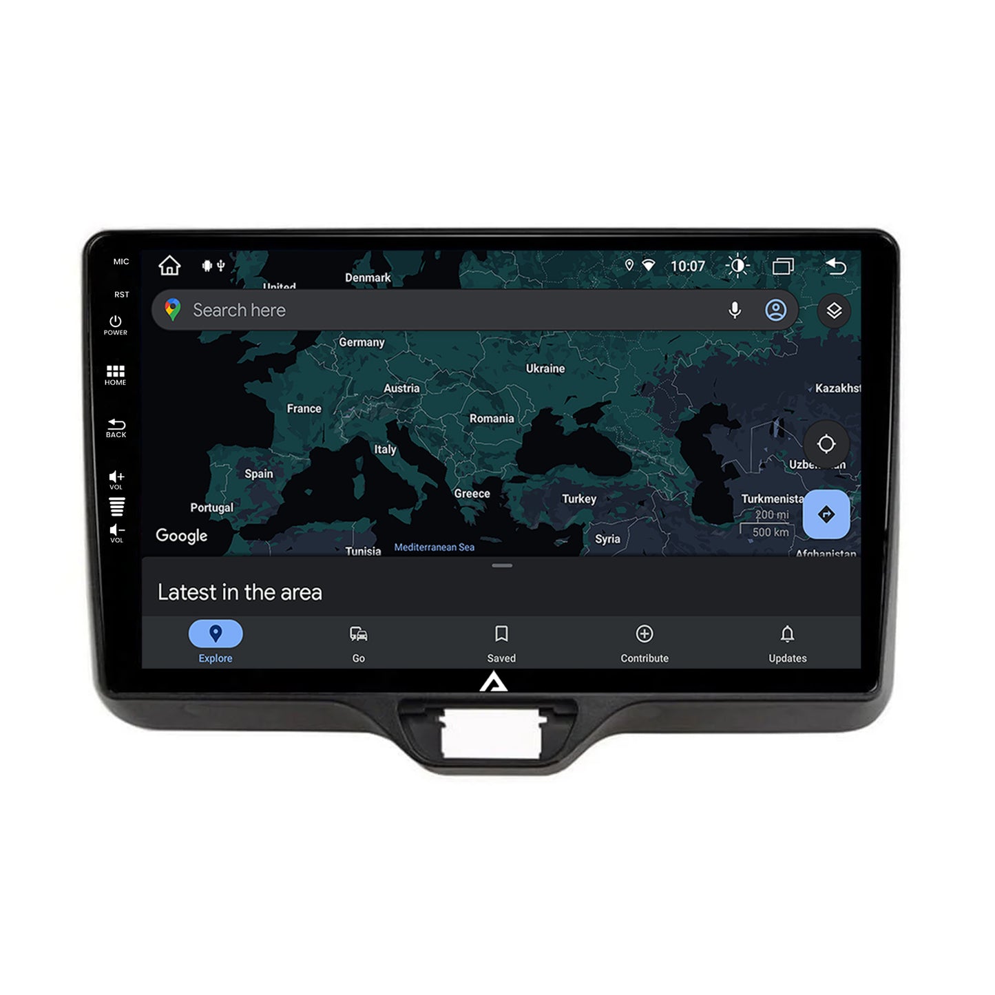 Navigatie Toyota Yaris (2020), Android, Z-Octacore / 8GB RAM + 256GB ROM, 10.1 Inch - AD-BGZ10008+AD-BGRKIT105