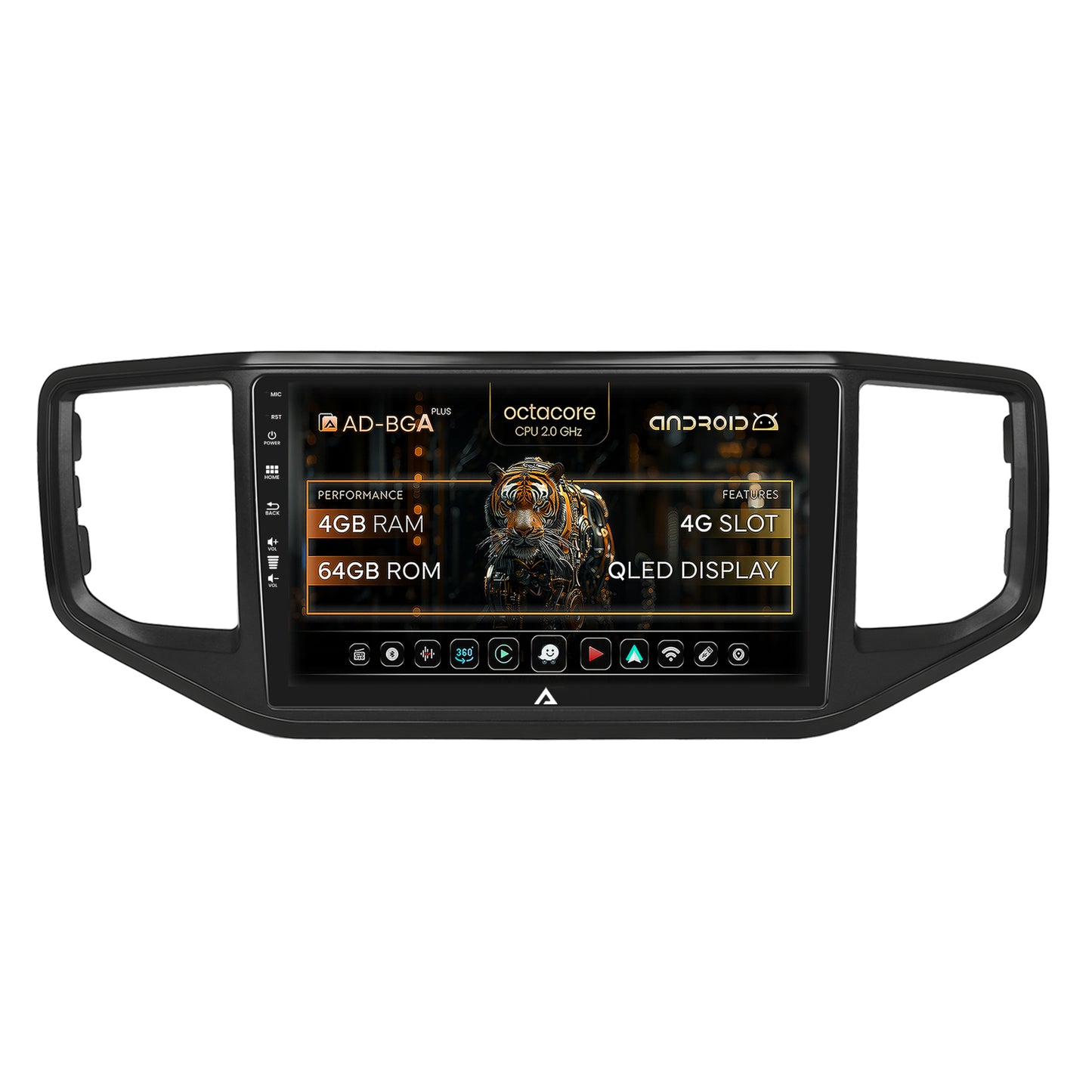 Navigatie Volkswagen Amarok (2017-2021), Android, A-Octacore / 4GB RAM + 64GB ROM, 9 Inch - AD-BGA9004+AD-BGRKIT030