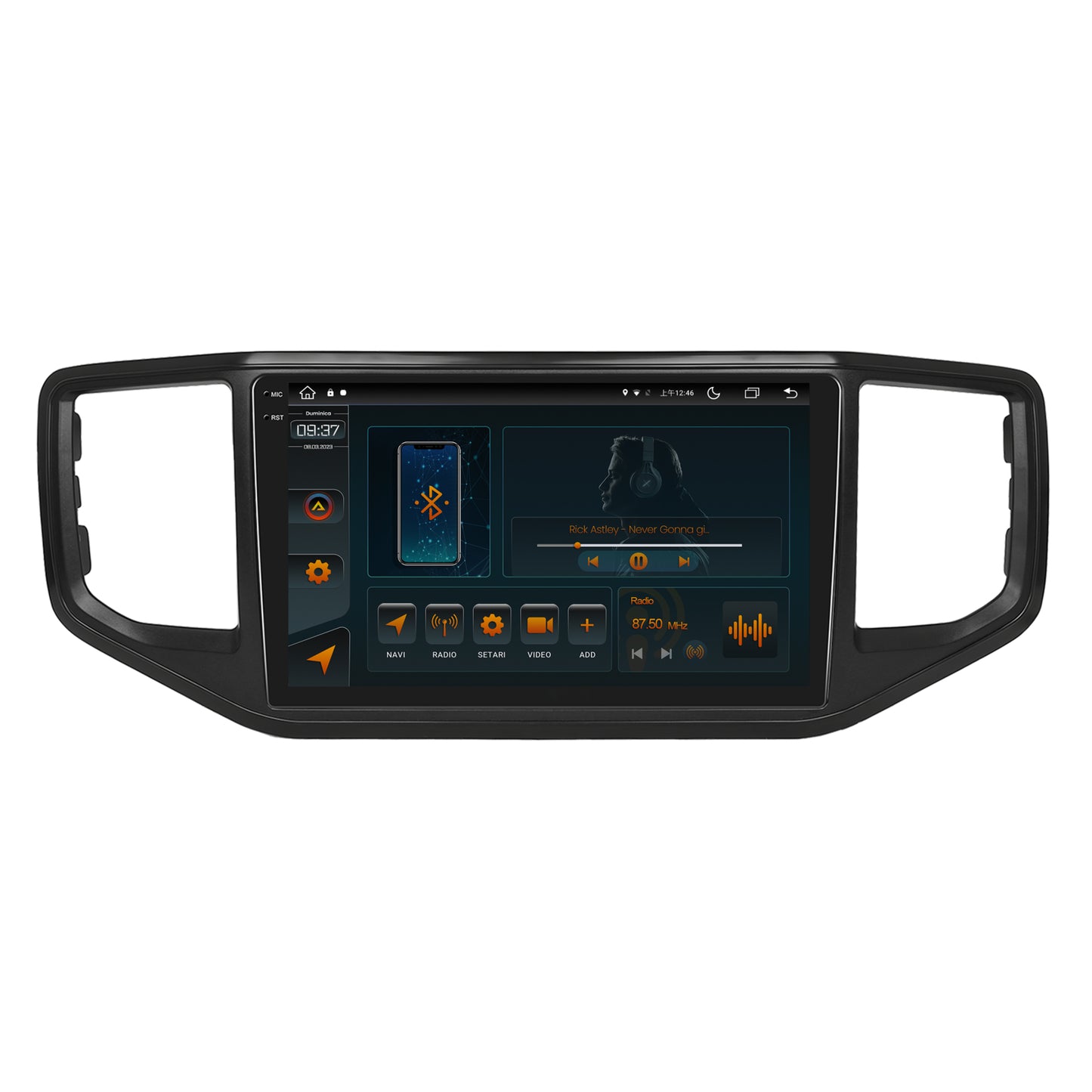 Navigatie Volkswagen Amarok (2017-2021), Android, V-Octacore / 4GB RAM + 64GB ROM, 9.5 Inch - AD-BGV9004+AD-BGRKIT030