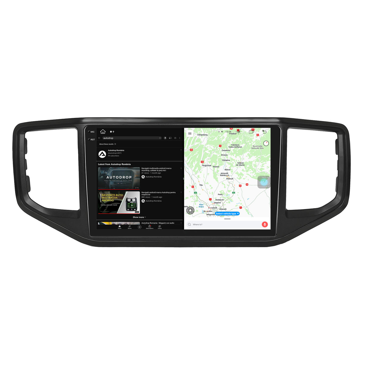 Navigatie Volkswagen Amarok (2017-2021), Android, X-Octacore / 8GB RAM + 256GB ROM, 9.5 Inch - AD-BGX9008+AD-BGRKIT030