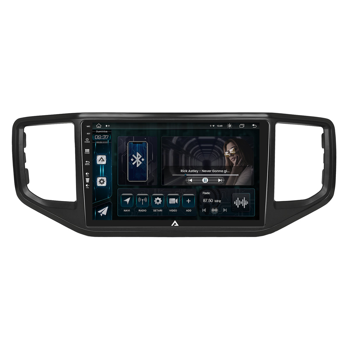 Navigatie Volkswagen Amarok (2017-2021), Android, Z-Octacore / 8GB RAM + 256GB ROM, 9 Inch - AD-BGZ9008+AD-BGRKIT030