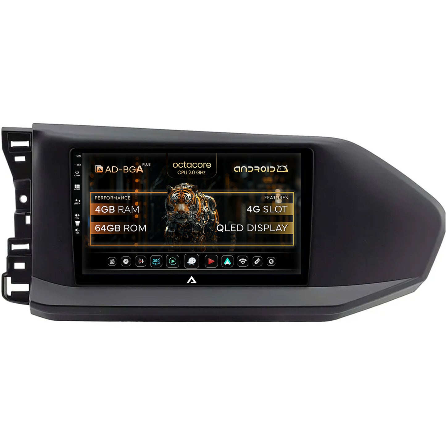 Navigatie Volkswagen Caddy (2023+), Android, A-Octacore / 4GB RAM + 64GB ROM, 9 Inch - AD-BGA9004+AD-BGRKIT031