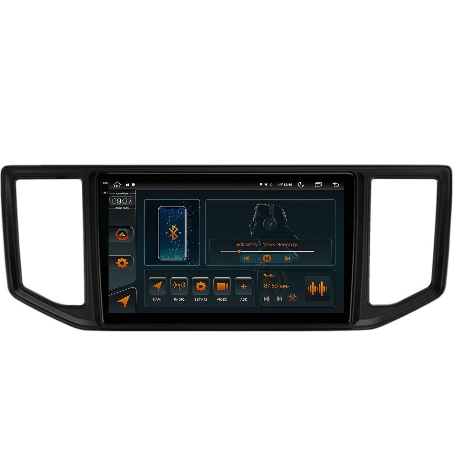 Navigatie Volkswagen Crafter (2017+), Android, V-Octacore / 4GB RAM + 64GB ROM, 10.36 Inch - AD-BGV10004+AD-BGRKIT056