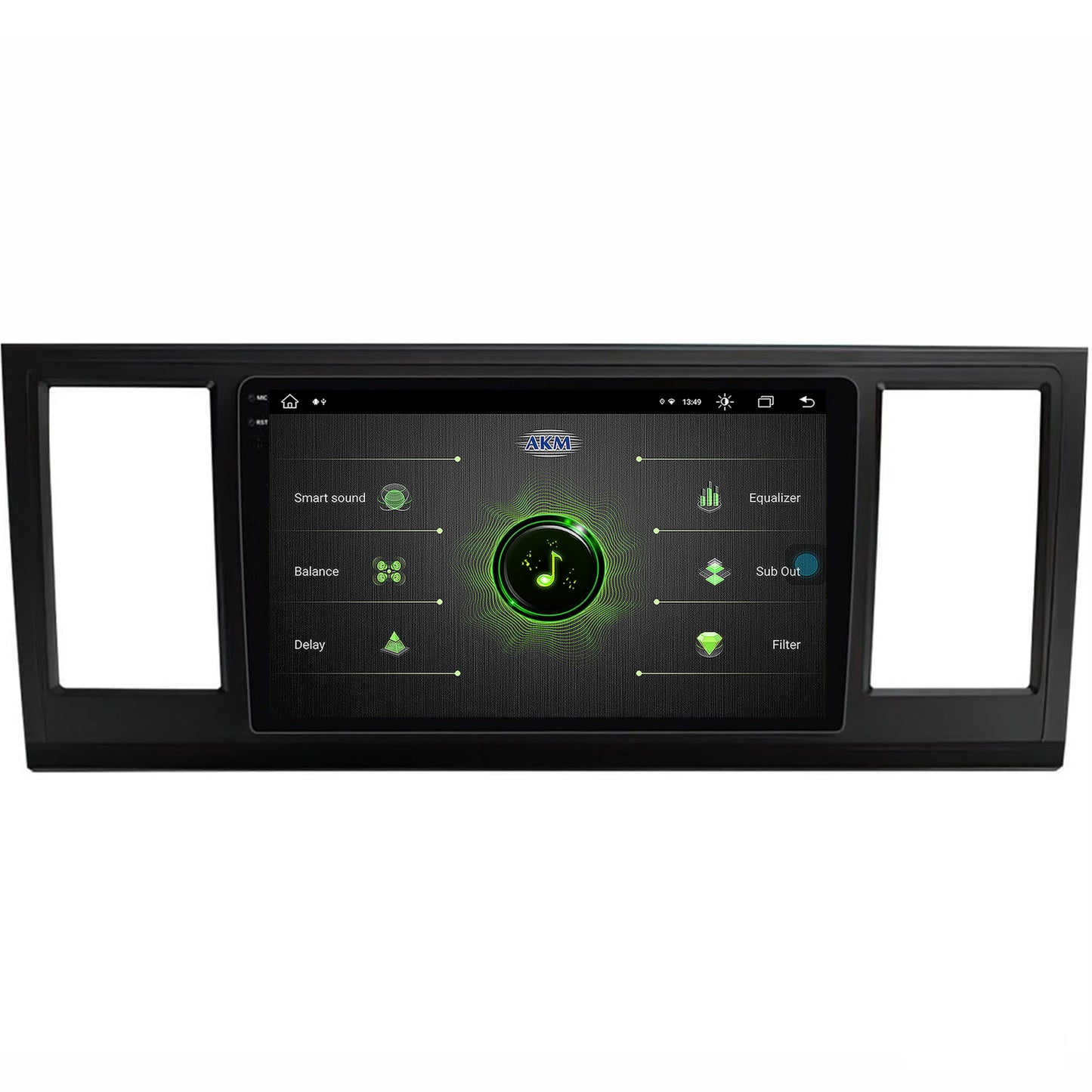 Navigatie Volkswagen Transporter / Caravelle / Multivan T6 (2015+), Android, V-Octacore / 4GB RAM + 64GB ROM, 9.5 Inch - AD-BGV9004+AD-BGRKIT056V2