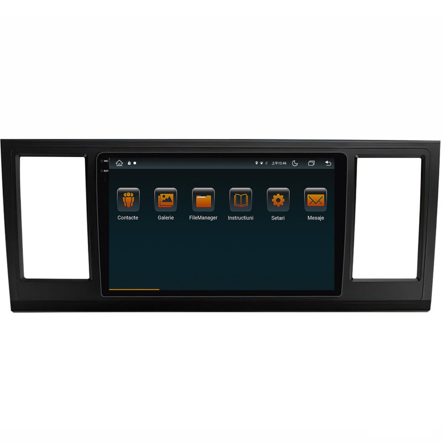 Navigatie Volkswagen Transporter / Caravelle / Multivan T6 (2015+), Android, V-Octacore / 4GB RAM + 64GB ROM, 9.5 Inch - AD-BGV9004+AD-BGRKIT056V2
