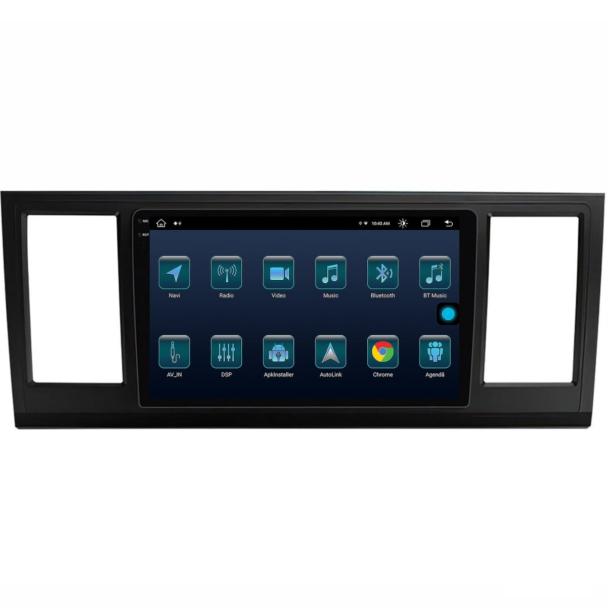 Navigatie Volkswagen Transporter / Caravelle / Multivan T6 (2015+), Android, X-Octacore / 8GB RAM + 256GB ROM, 9.5 Inch - AD-BGX9008+AD-BGRKIT056V2