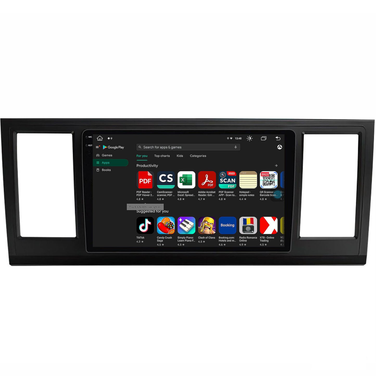 Navigatie Volkswagen Transporter / Caravelle / Multivan T6 (2015+), Android, X-Octacore / 8GB RAM + 256GB ROM, 9.5 Inch - AD-BGX9008+AD-BGRKIT056V2