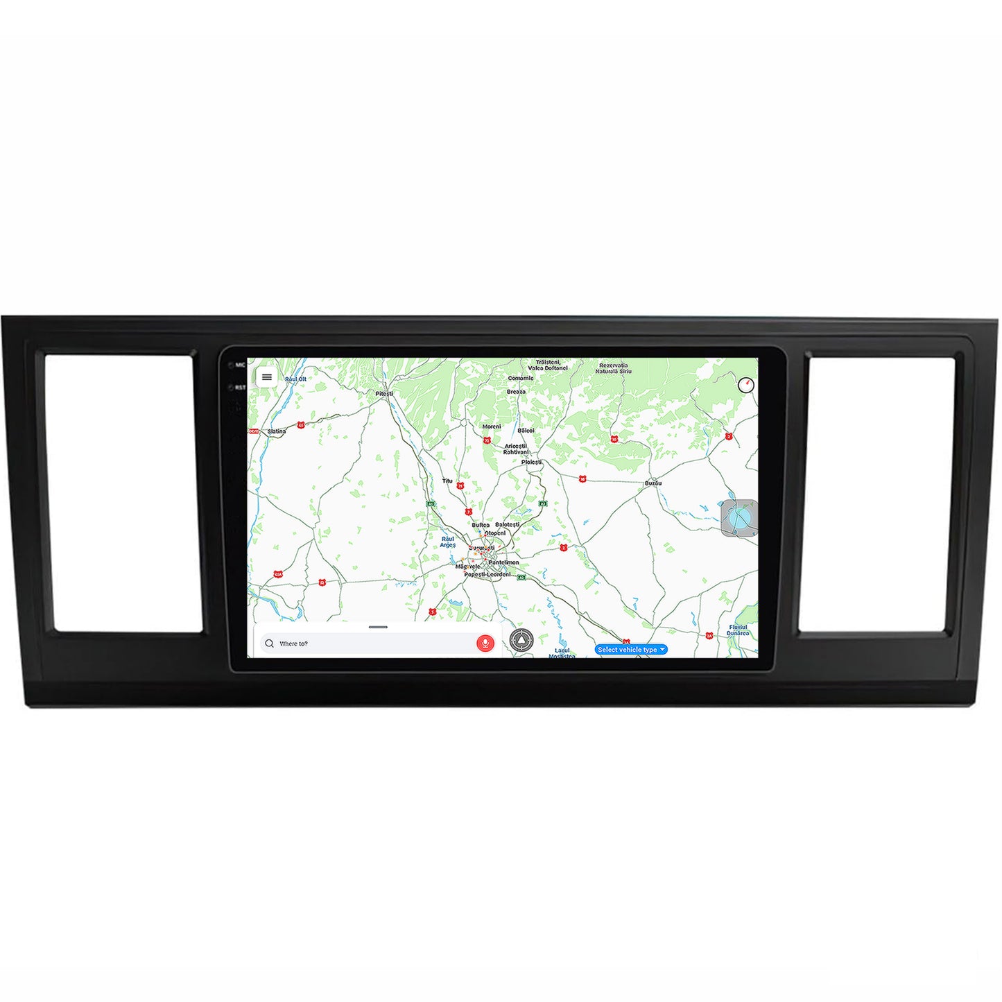 Navigatie Volkswagen Transporter / Caravelle / Multivan T6 (2015+), Android, X-Octacore / 8GB RAM + 256GB ROM, 9.5 Inch - AD-BGX9008+AD-BGRKIT056V2