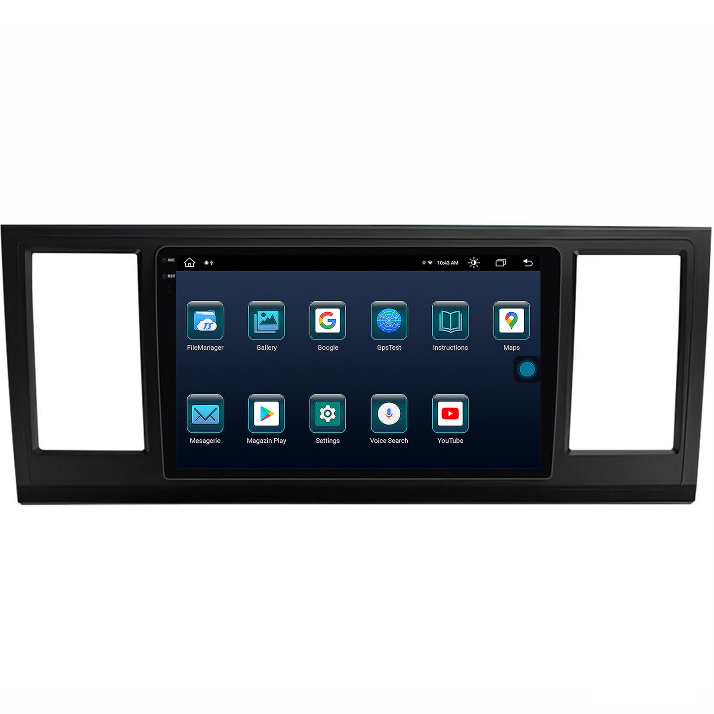 Navigatie Volkswagen Transporter / Caravelle / Multivan T6 (2015+), Android, X-Octacore / 8GB RAM + 256GB ROM, 9.5 Inch - AD-BGX9008+AD-BGRKIT056V2