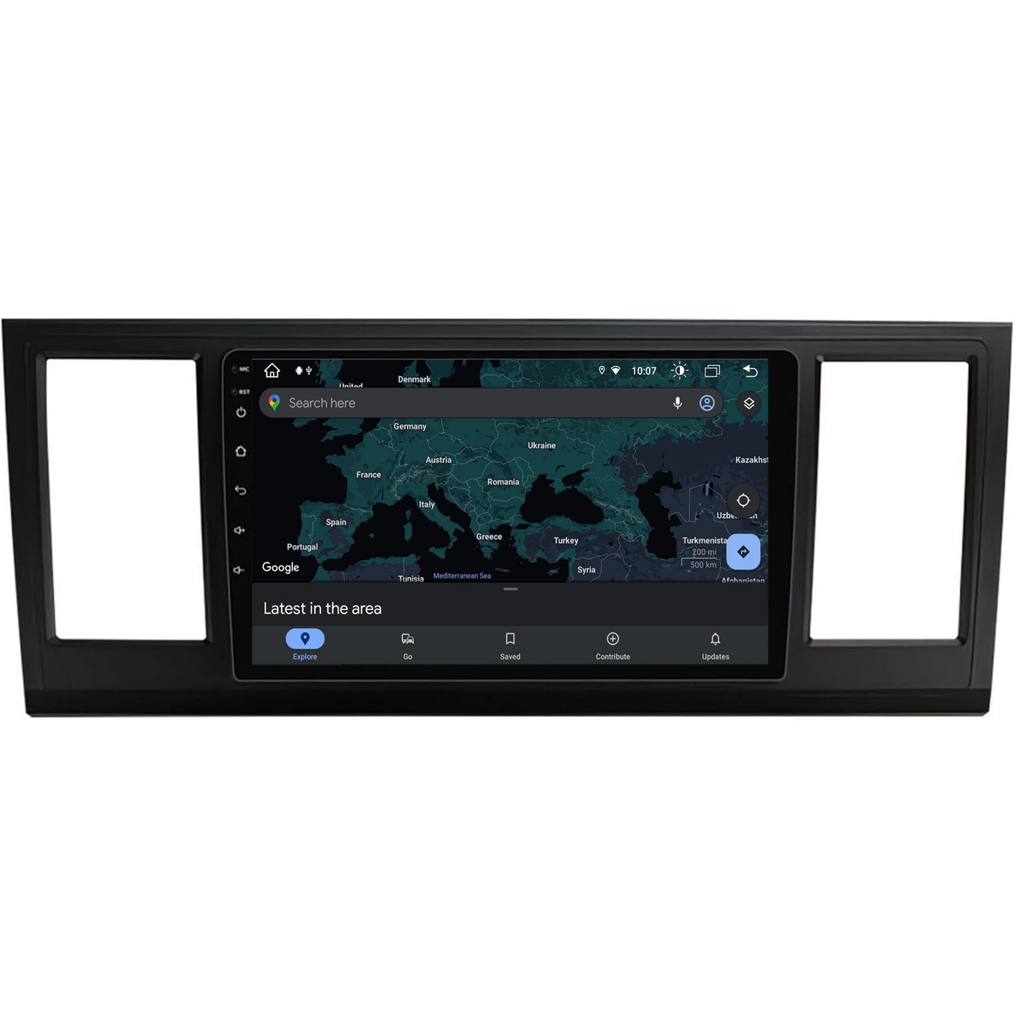 Navigatie Volkswagen Transporter / Caravelle / Multivan T6 (2015+), Android, Z-Octacore / 8GB RAM + 256GB ROM, 10.1 Inch - AD-BGZ9008+AD-BGRKIT056V2