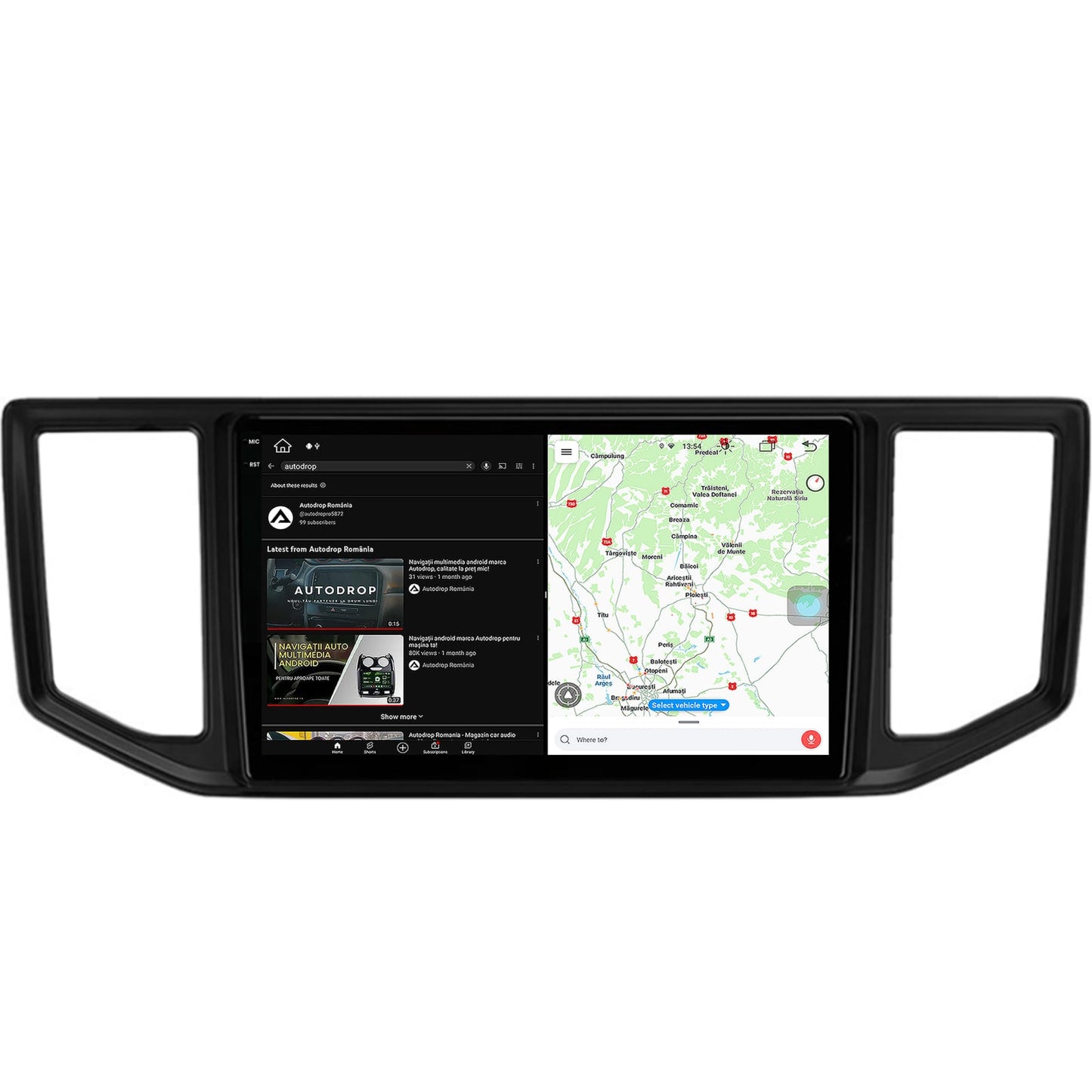 Navigatie Volkswagen Crafter (2017+), Android, X-Octacore / 8GB RAM + 256GB ROM, 10.36 Inch - AD-BGX10008+AD-BGRKIT056