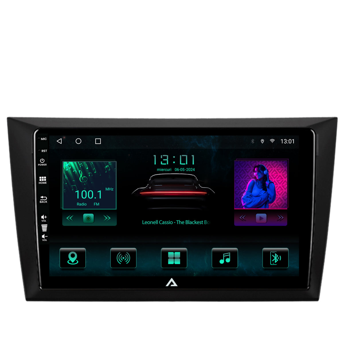 Navigatie Volkswagen Golf 6, Android, A-Octacore / 4GB RAM + 64GB ROM, 9 Inch - AD-BGA9004+AD-BGRKIT024V2