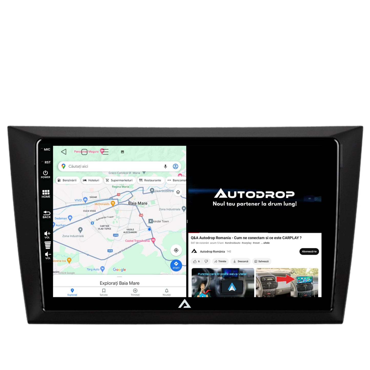 Navigatie Volkswagen Golf 6, Android, P-Octacore / 2GB RAM + 32GB ROM, 9 Inch - AD-BGP9002+AD-BGRKIT024V2
