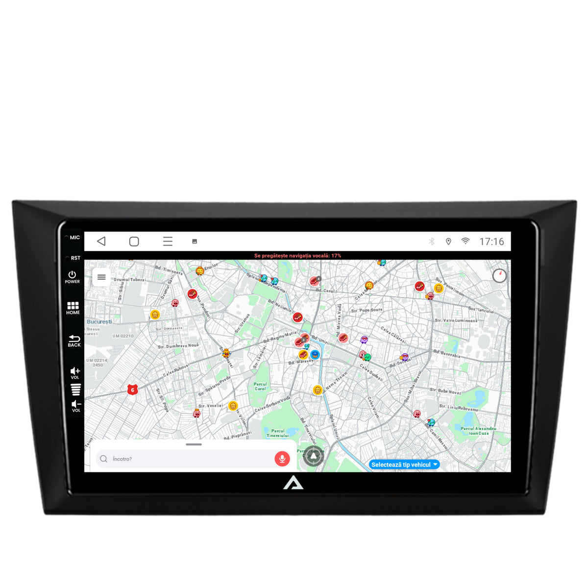 Navigatie Volkswagen Golf 6, Android, P-Octacore / 2GB RAM + 32GB ROM, 9 Inch - AD-BGP9002+AD-BGRKIT024V2