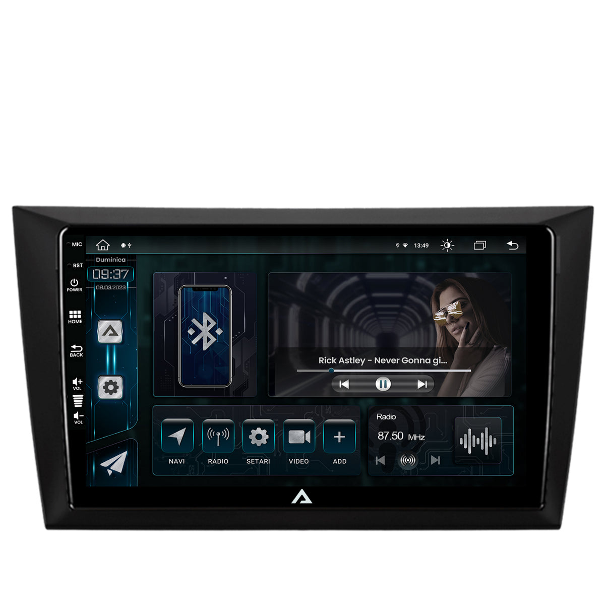 Navigatie Volkswagen Golf 6, Android, Z-Octacore / 8GB RAM + 256GB ROM, 9 Inch - AD-BGZ9008+AD-BGRKIT024V2