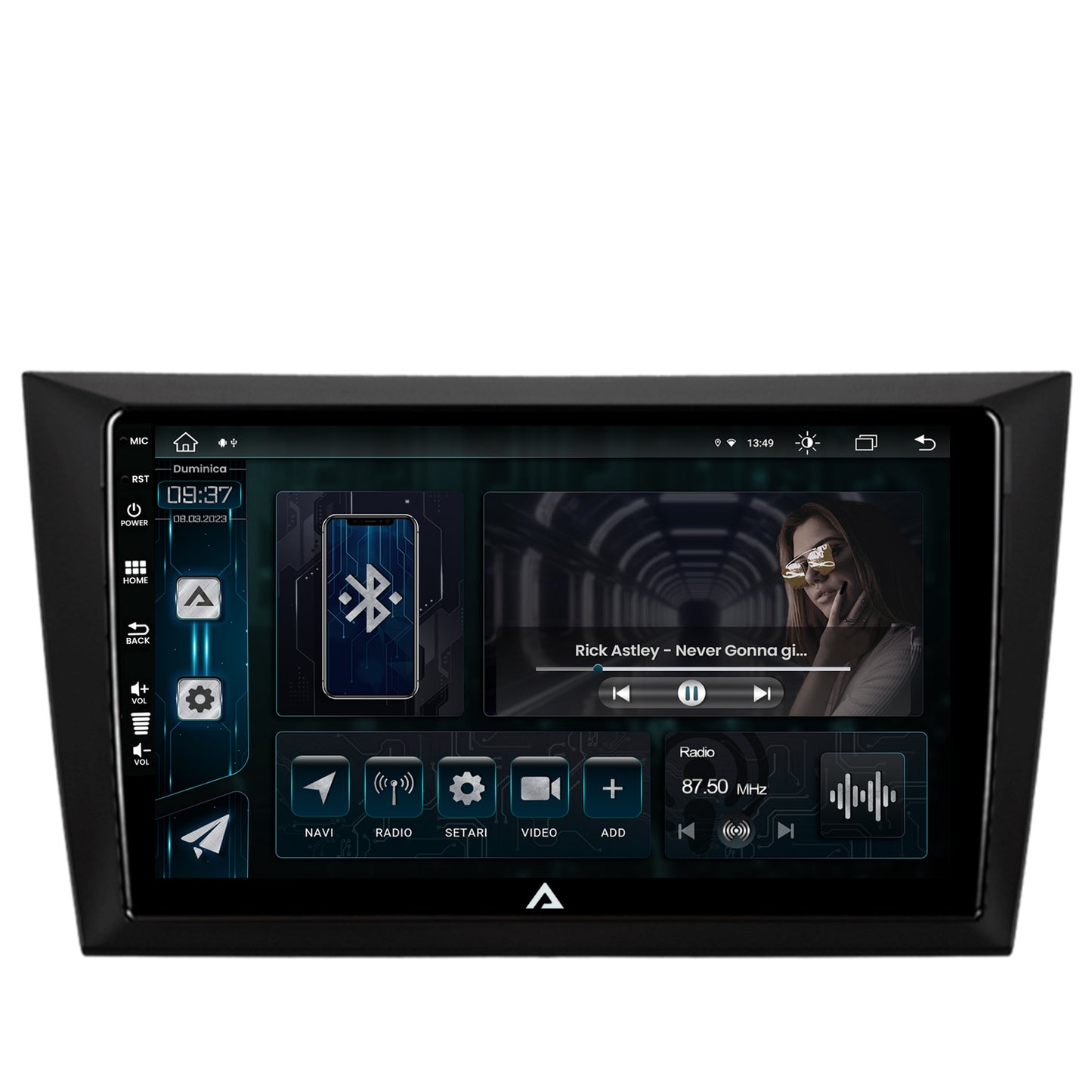 Navigatie Volkswagen Golf 6, Android, Z-Octacore / 8GB RAM + 256GB ROM, 9 Inch - AD-BGZ9008+AD-BGRKIT024V2