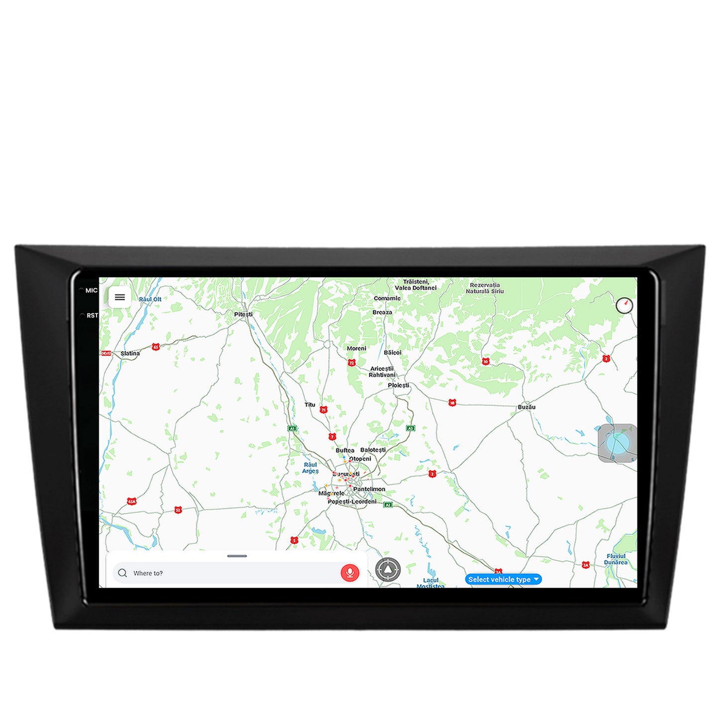Navigatie Volkswagen Golf 6, Android, V-Octacore / 4GB RAM + 64GB ROM, 9.5 Inch - AD-BGV9004+AD-BGRKIT024V2