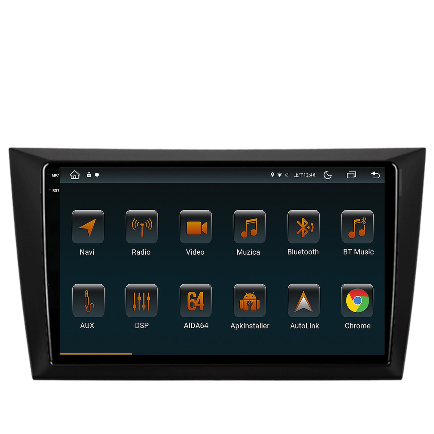 Navigatie Volkswagen Golf 6, Android, V-Octacore / 4GB RAM + 64GB ROM, 9.5 Inch - AD-BGV9004+AD-BGRKIT024V2