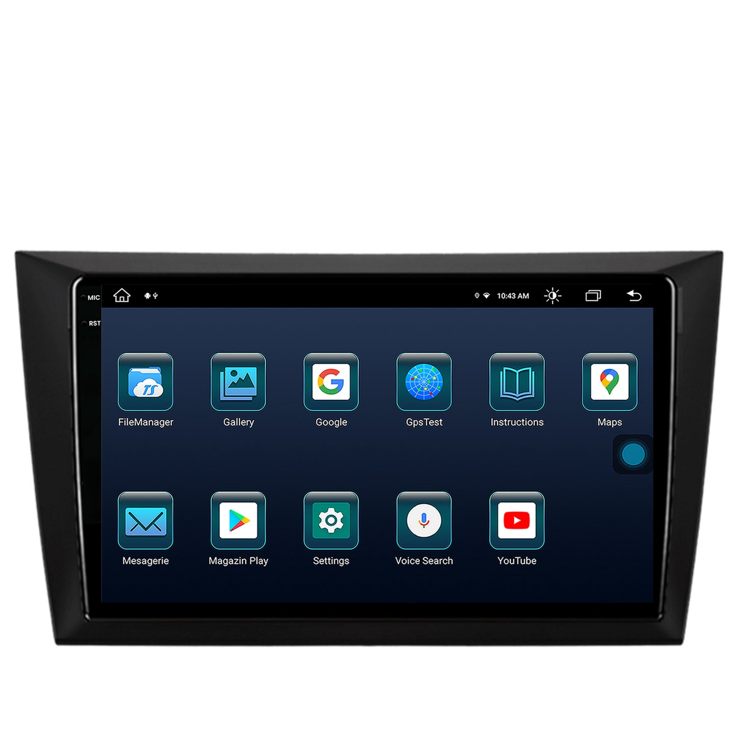 Navigatie Volkswagen Golf 6, Android, X-Octacore / 8GB RAM + 256GB ROM, 9.5 Inch - AD-BGX9008+AD-BGRKIT024V2