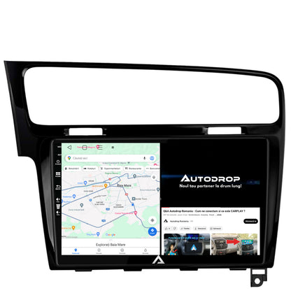 Navigatie Volkswagen Golf 7, Android, E-Octacore / 2GB RAM + 32GB ROM, 10.1 Inch - AD-BGE10002+AD-BGRKIT023B