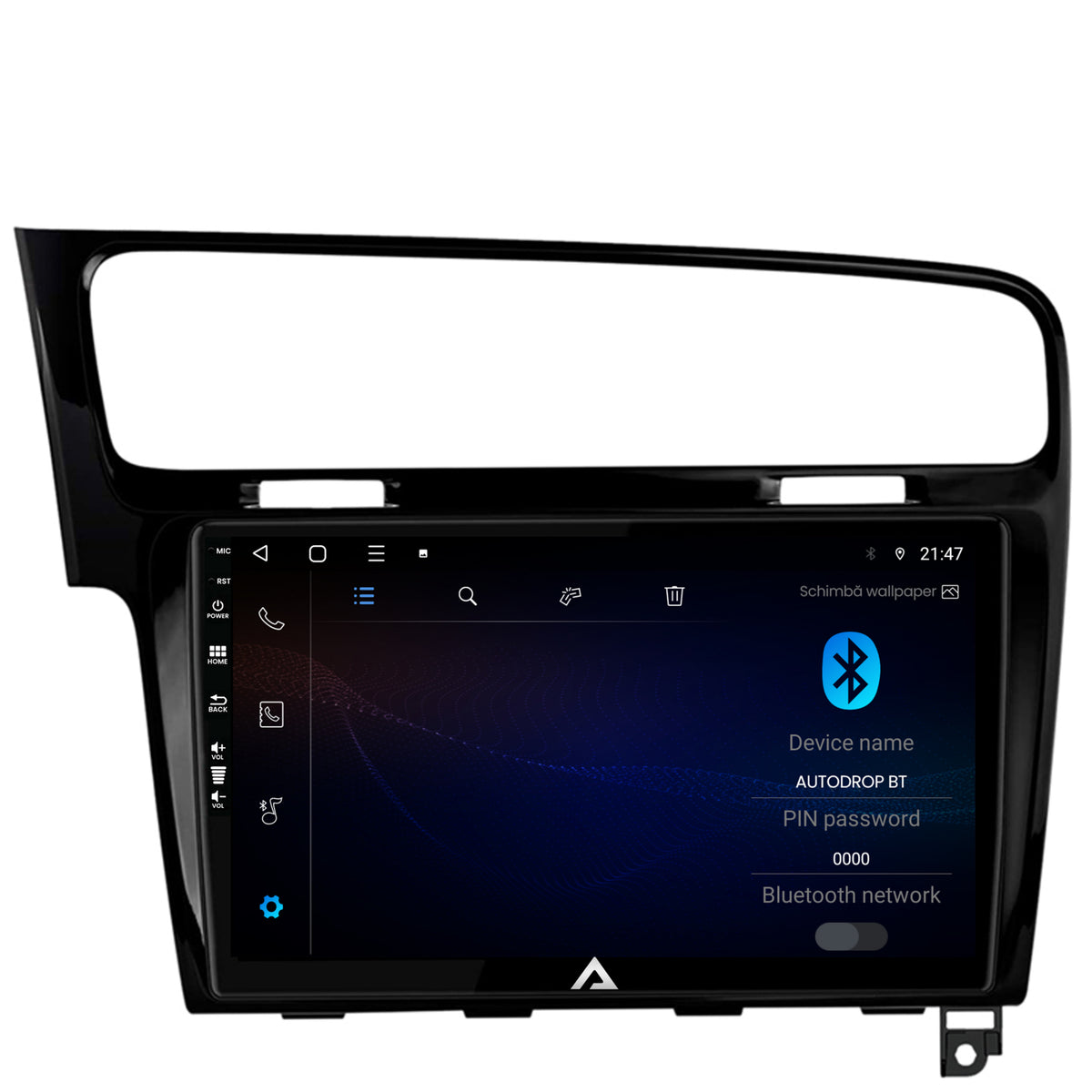 Navigatie Volkswagen Golf 7, Android, E-Octacore / 2GB RAM + 32GB ROM, 10.1 Inch - AD-BGE10002+AD-BGRKIT023B