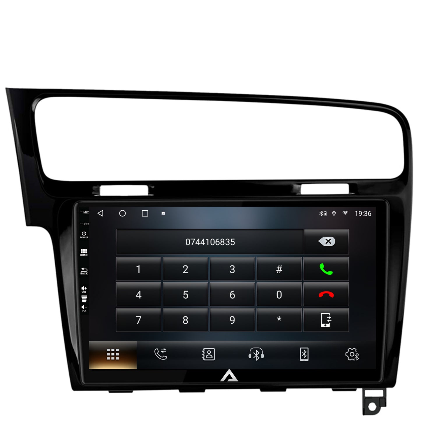 Navigatie Volkswagen Golf 7, Android, A-Octacore / 4GB RAM + 64GB ROM, 10.1 Inch - AD-BGA10004+AD-BGRKIT023B