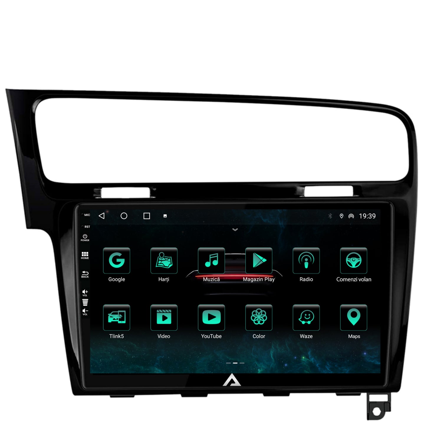 Navigatie Volkswagen Golf 7, Android, A-Octacore / 4GB RAM + 64GB ROM, 10.1 Inch - AD-BGA10004+AD-BGRKIT023B