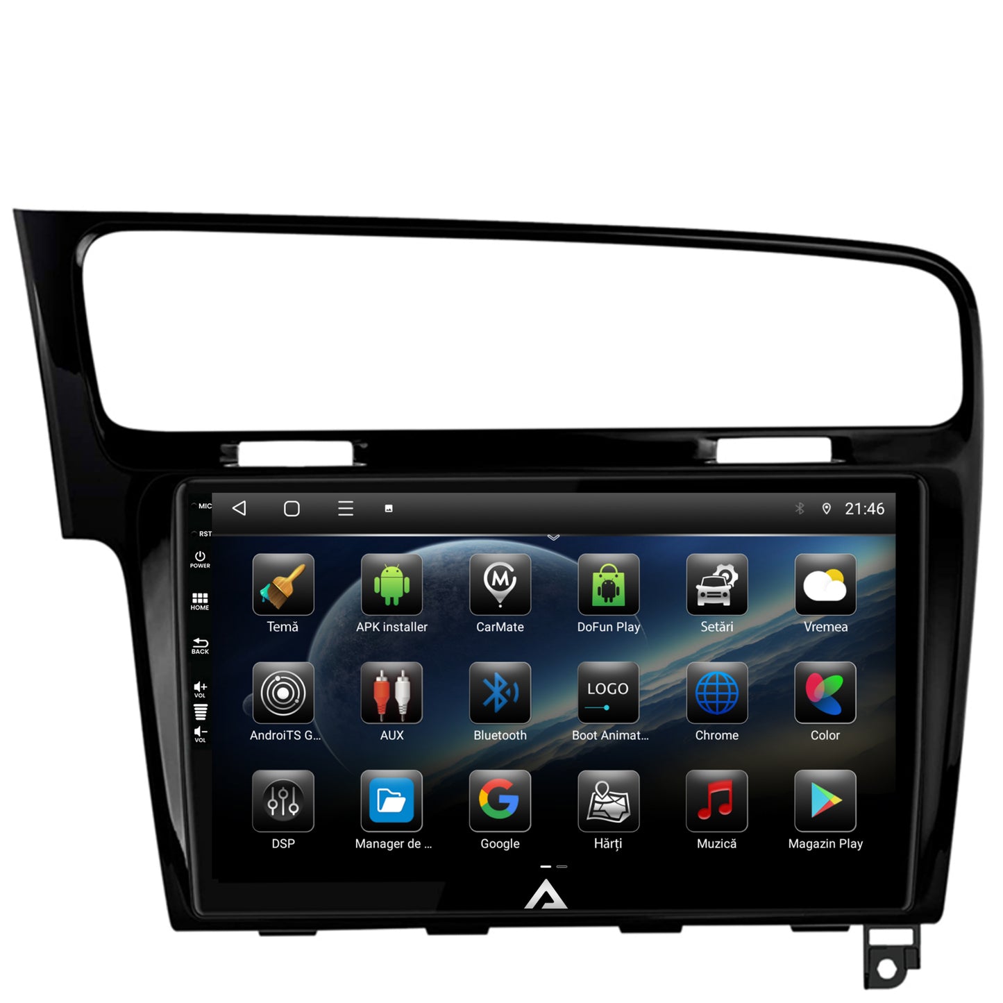 Navigatie Volkswagen Golf 7, Android, P-Octacore / 2GB RAM + 32GB ROM, 10.1 Inch - AD-BGP10002+AD-BGRKIT023B