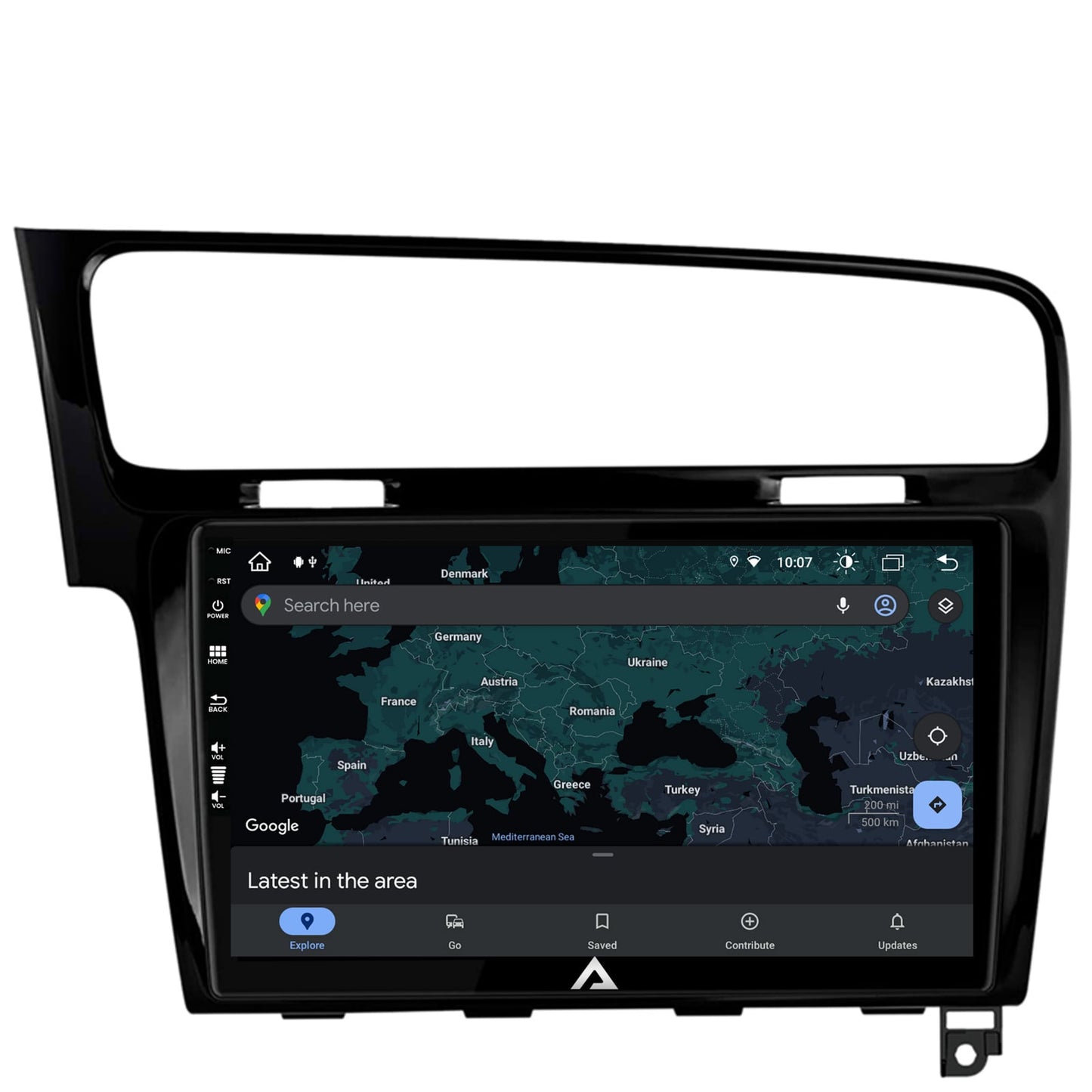 Navigatie Volkswagen GOLF 7, Android, Z-Octacore / 8GB RAM + 256GB ROM, 10.1 Inch - AD-BGZ10008+AD-BGRKIT023B