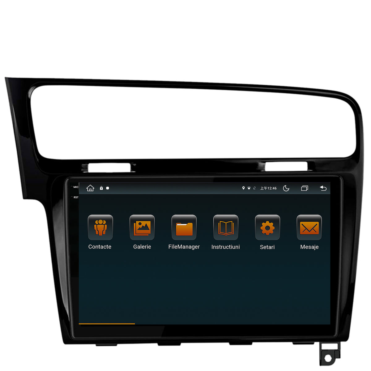Navigatie Volkswagen GOLF 7, Android, V-Octacore / 4GB RAM + 64GB ROM, 10.36 Inch - AD-BGV10004+AD-BGRKIT023B