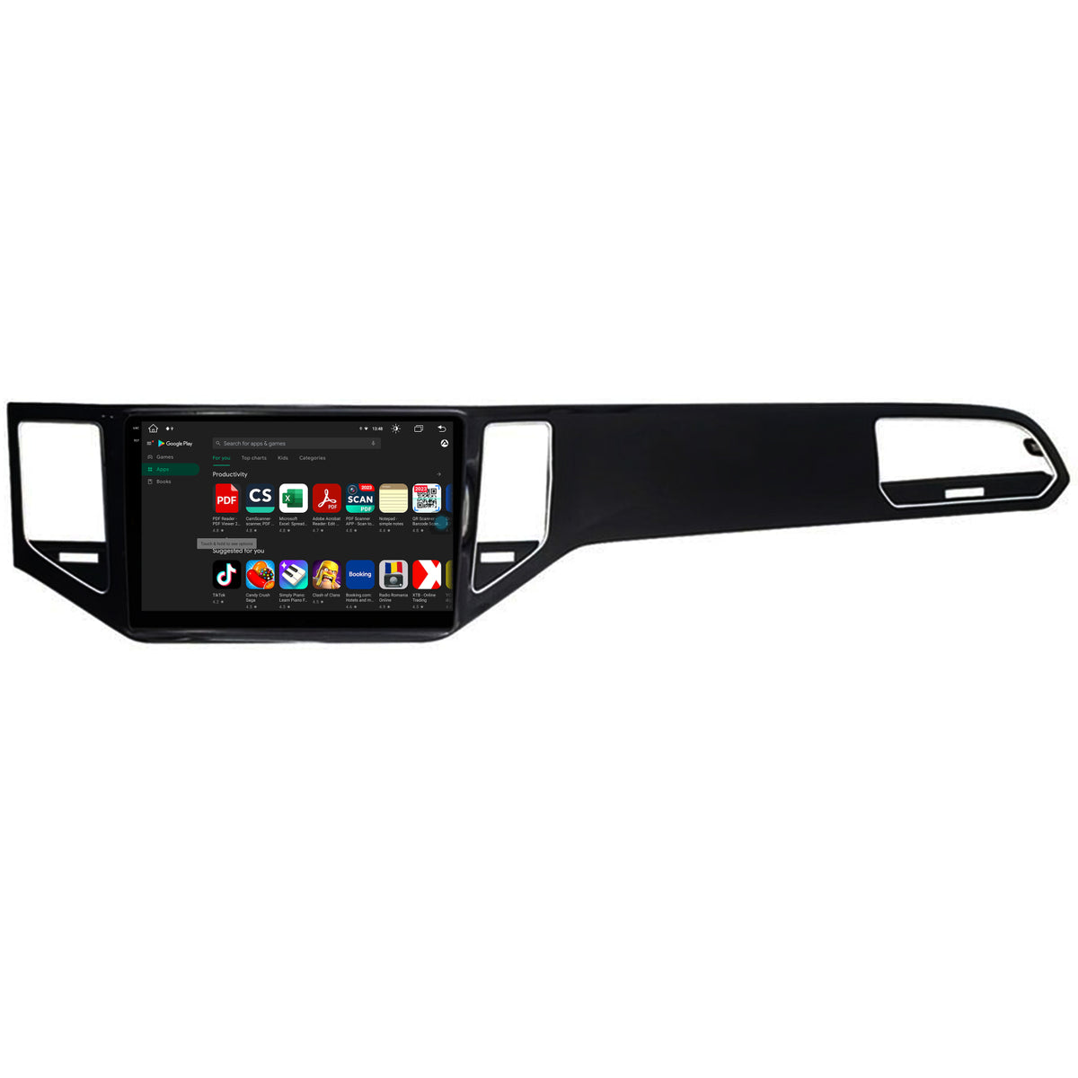 Navigatie Volkswagen Golf Sportsvan (2014-2020), Android, X-Octacore / 8GB RAM + 256GB ROM, 10.36 Inch - AD-BGX10008+AD-BGRKIT027