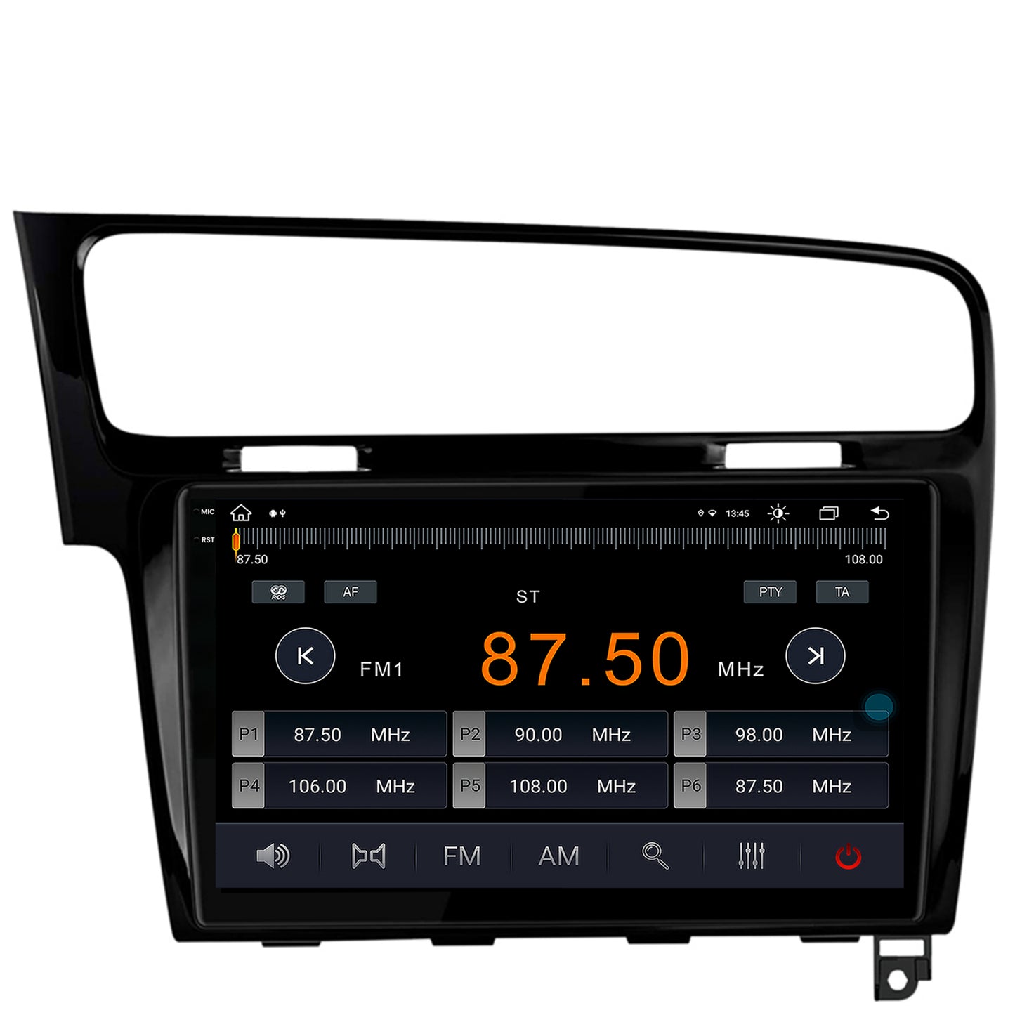 Navigatie Volkswagen GOLF 7, Android, X-Octacore / 8GB RAM + 256GB ROM, 10.36 Inch - AD-BGX10008+AD-BGRKIT023B