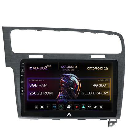 Navigatie Volkswagen GOLF 7, Android, Z-Octacore / 8GB RAM + 256GB ROM, 10.1 Inch - AD-BGZ10008+AD-BGRKIT023A