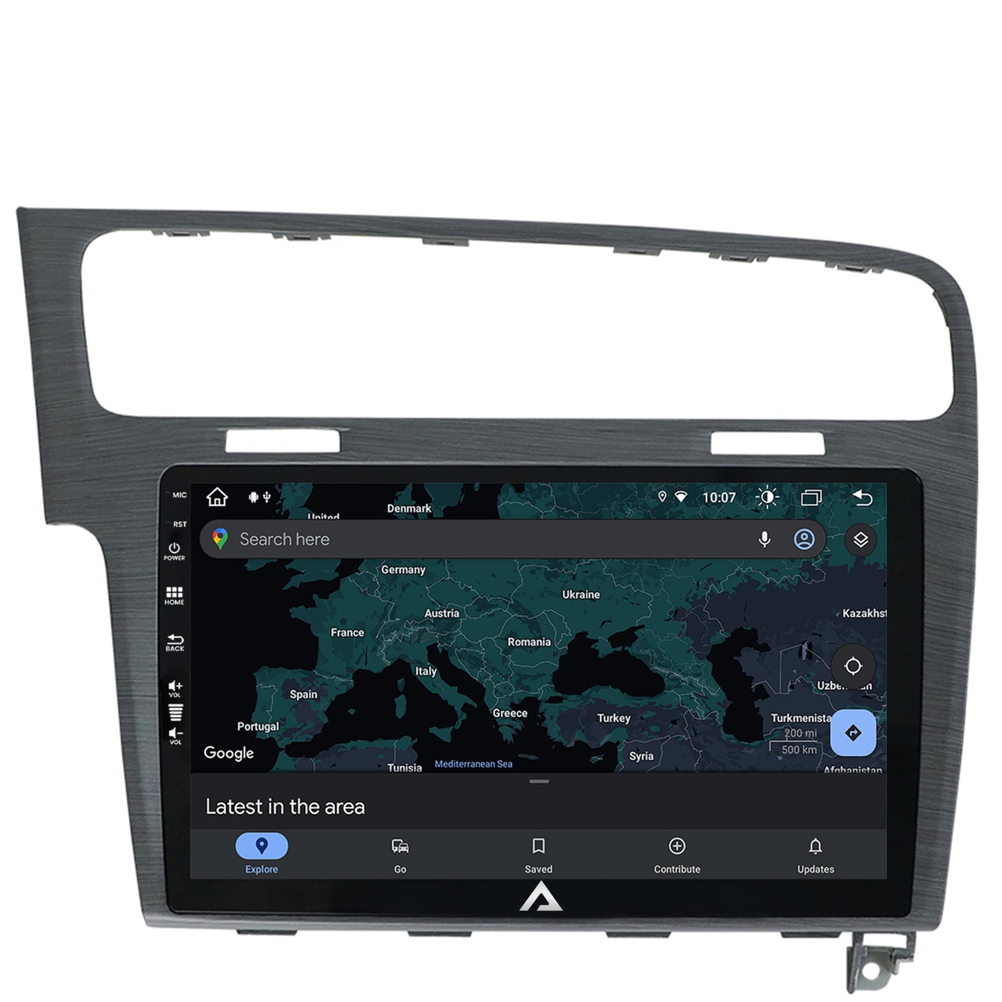 Navigatie Volkswagen GOLF 7, Android, Z-Octacore / 8GB RAM + 256GB ROM, 10.1 Inch - AD-BGZ10008+AD-BGRKIT023A
