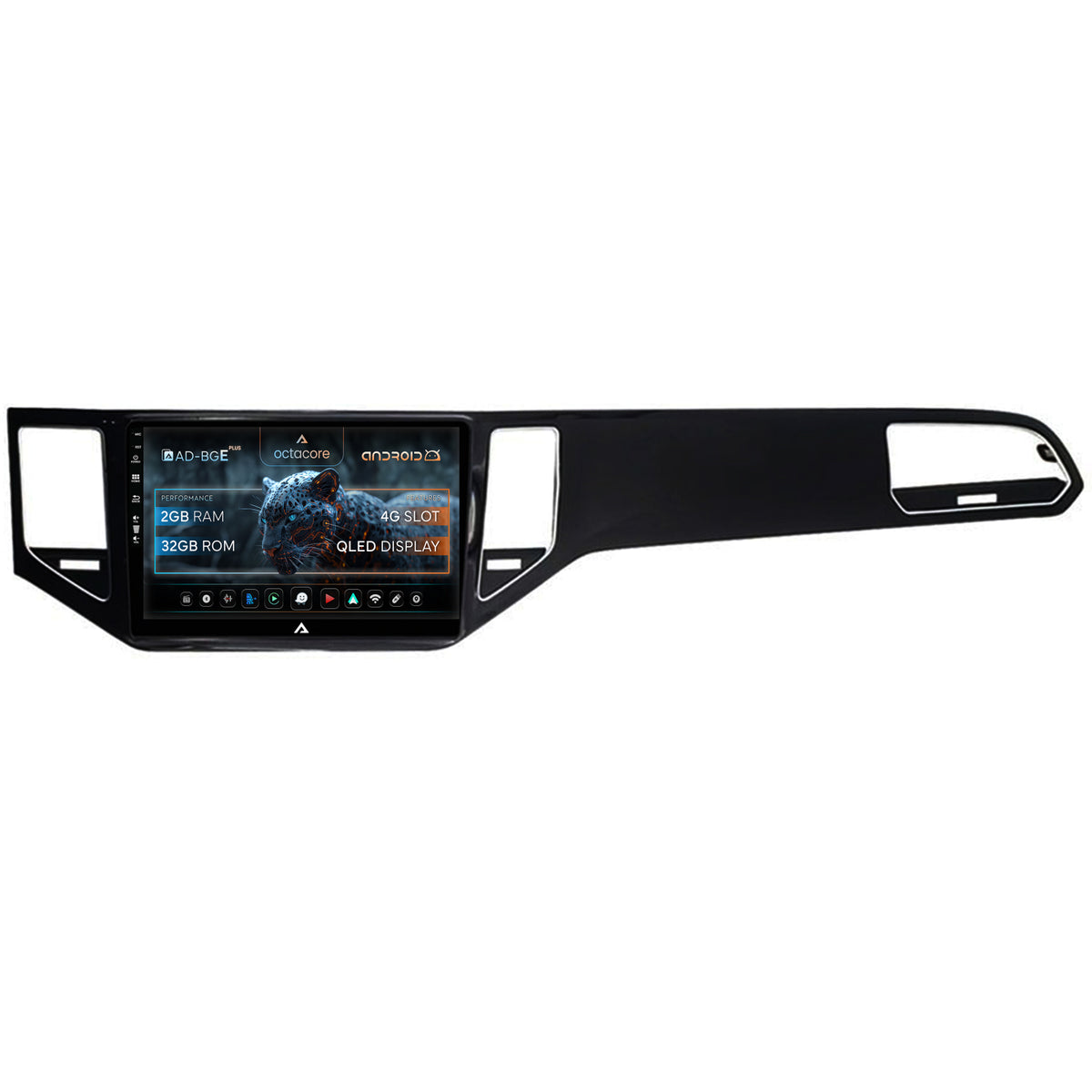 Navigatie Volkswagen Golf Sportsvan (2014-2020), Android, E-Octacore / 2GB RAM + 32GB ROM, 10.1 Inch - AD-BGE10002+AD-BGRKIT027